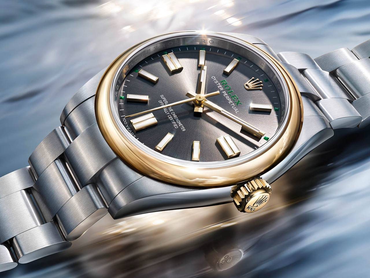 Часы Rolex Oyster Perpetual на стальном браслете